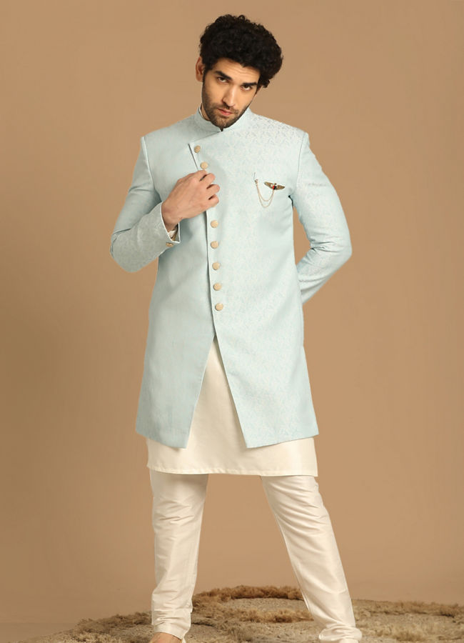 Manyavar indo western suit sale